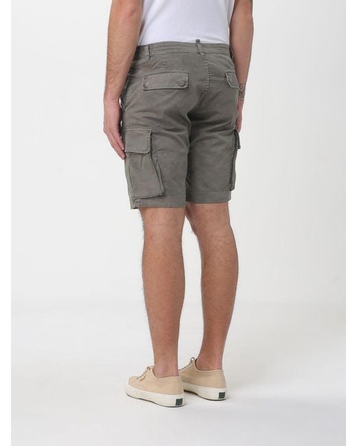 Mason's Gray Cargo Shorts for men