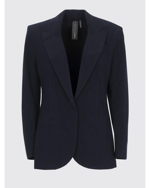 Norma Kamali Black Single-Breasted Blazer