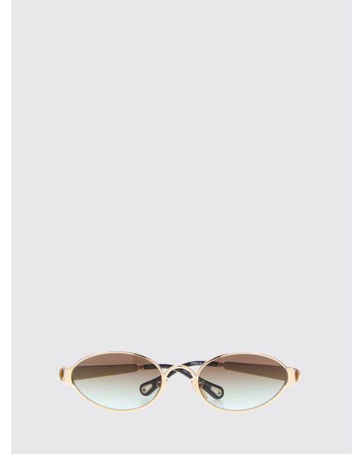 Chloé Natural ChloÉ Oval-Frame Sunglasses