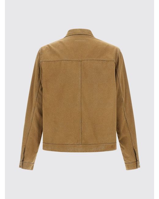 MM6 by Maison Margiela Brown Denim Jacket for men