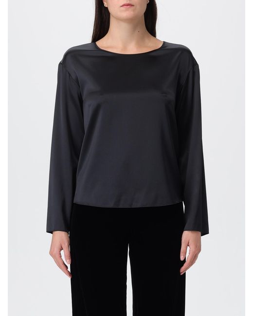 Emporio Armani Blue Silk Blouse