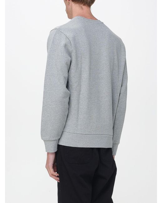 Carhartt Gray Cotton Crew Neck Logo Sweatshirt for men