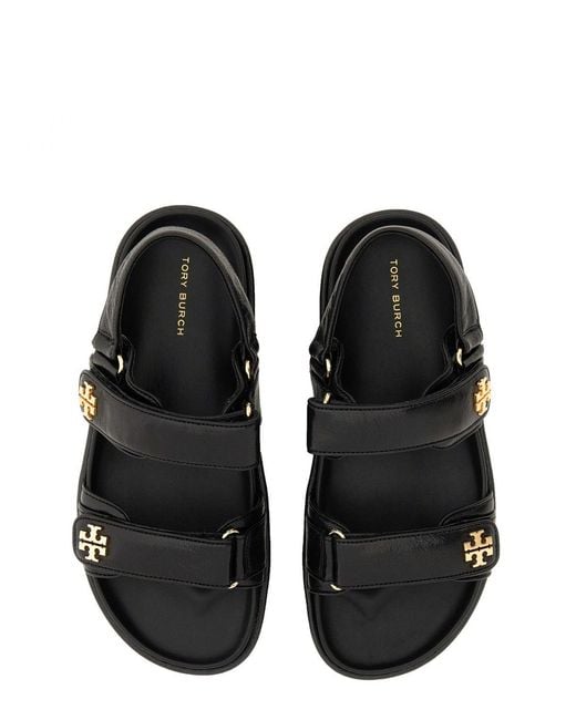 Tory Burch White Kira Sport Leather Sandals