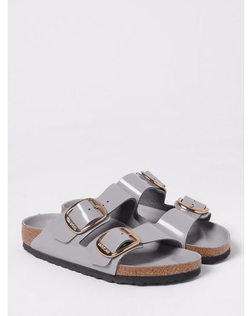Birkenstock Gray Arizona Double Buckle Sandals