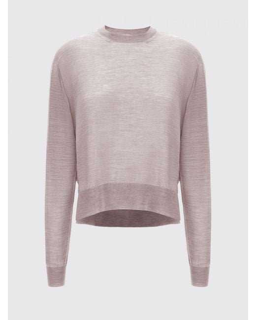 Jil Sander Pink Virgin Wool And Cashmere Sweater