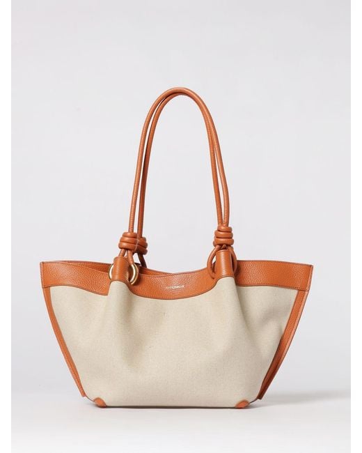 Coccinelle Natural Medium Finn Shoulder Bag