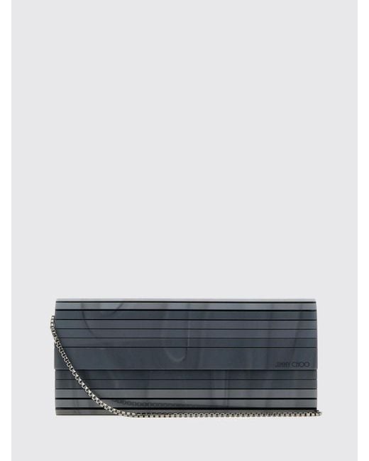 Jimmy Choo Gray Sweetie Clutch