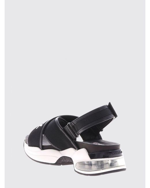 Karl Lagerfeld Blue Heeled Sandal