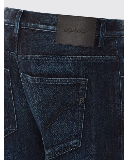 Dondup Blue Jacklin Mid-Rise Wide Leg Jeans