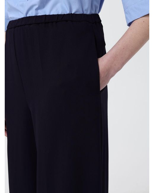 Liviana Conti Blue Nolan Palazzo Trousers