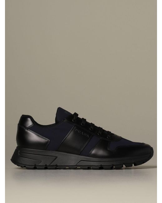 navy prada sneakers