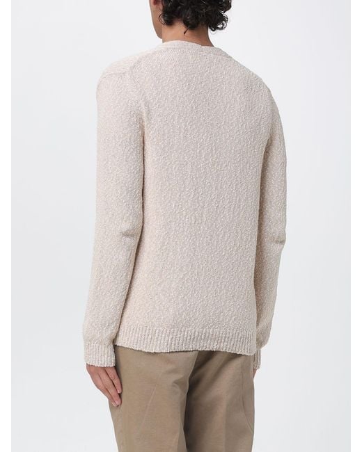 Zanone Natural Cotton Cardigan for men
