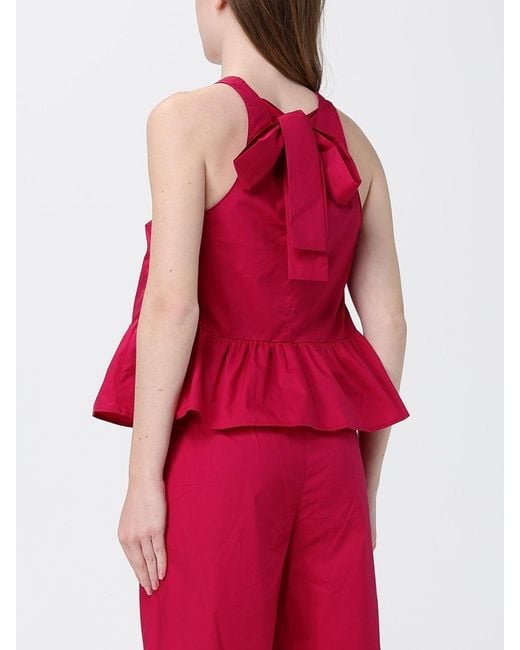 Liu Jo Red Cotton Top