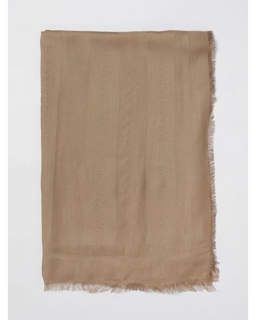 Elisabetta Franchi Natural Viscose Blend Scarf
