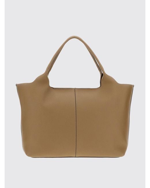 Tod's Natural Schultertasche Damen