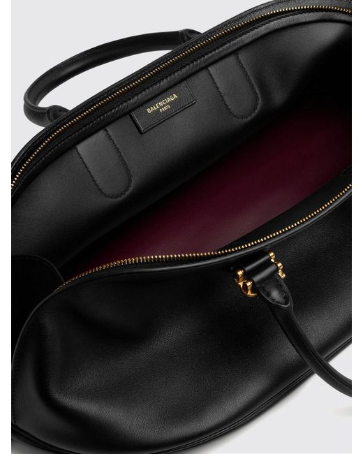 Balenciaga Black Bowling Bolero Handbag