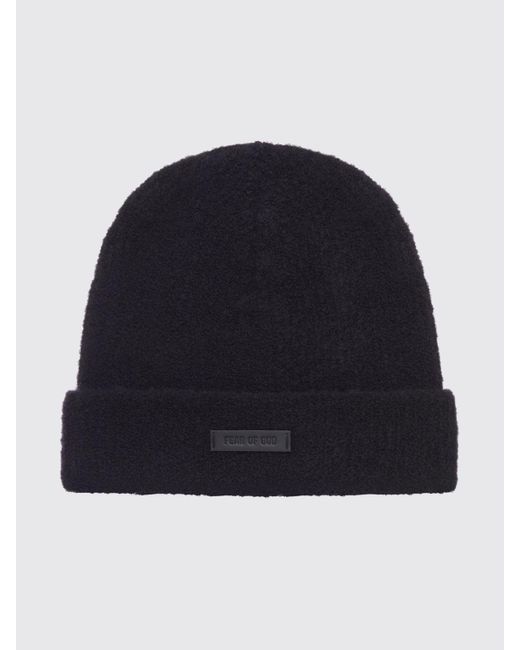 Fear Of God Blue Boucle Knit Hat for men