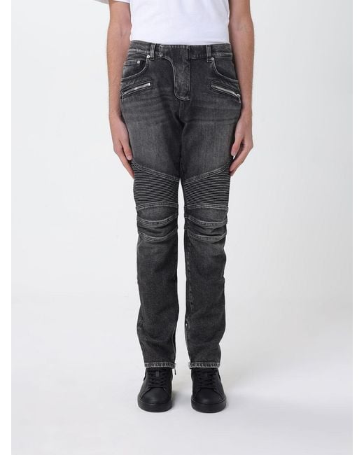 Balmain Gray Jeans for men