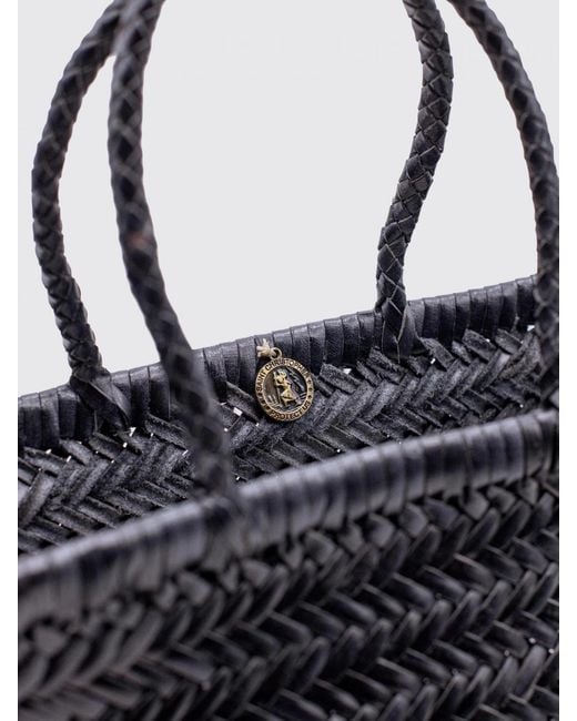 Borsa Triple Jump Small Bamboo di Dragon Diffusion in Blue