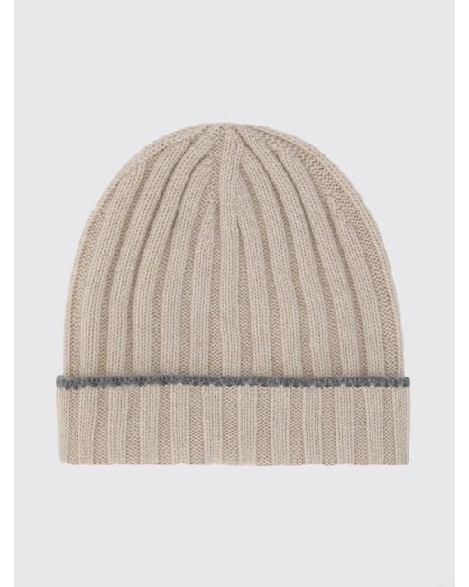 Brunello Cucinelli Natural Hat for men