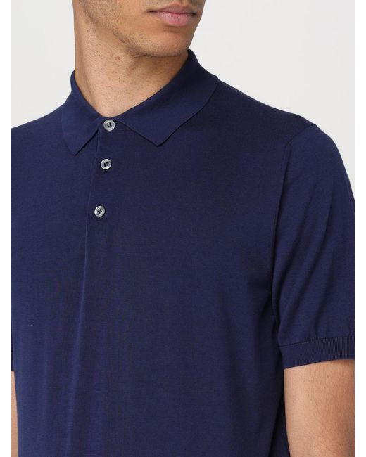 Polo Hombre Drumohr de hombre de color Blue