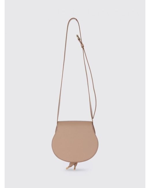 Chloé White ChloÉ Marcie Grained Leather Bag