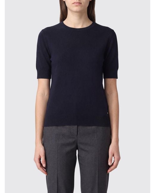 Herno Blue Short-Sleeved Crewneck T-Shirt