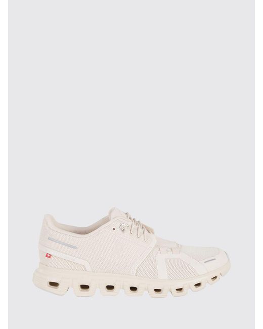 On Shoes Natural On Cloud Mesh Sneakers
