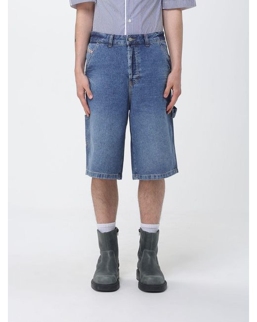 DIESEL Blue D-Livery-W-Short Denim Shorts for men