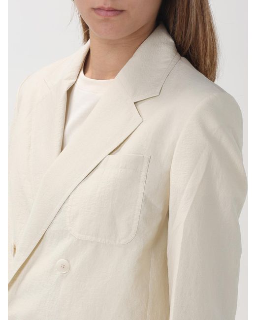 A.P.C. Natural Double-breasted Tailored Blazer