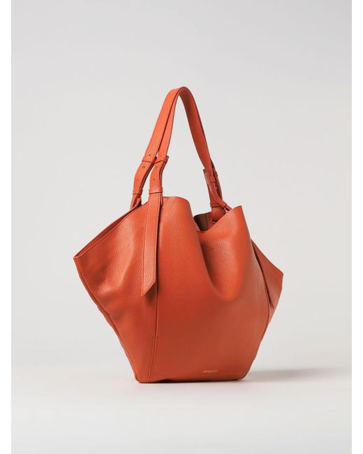 Borbonese Orange Shoulder Bag