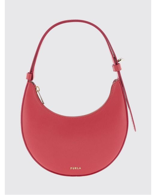 Furla Pink Delizia Mini Shoulder Bag