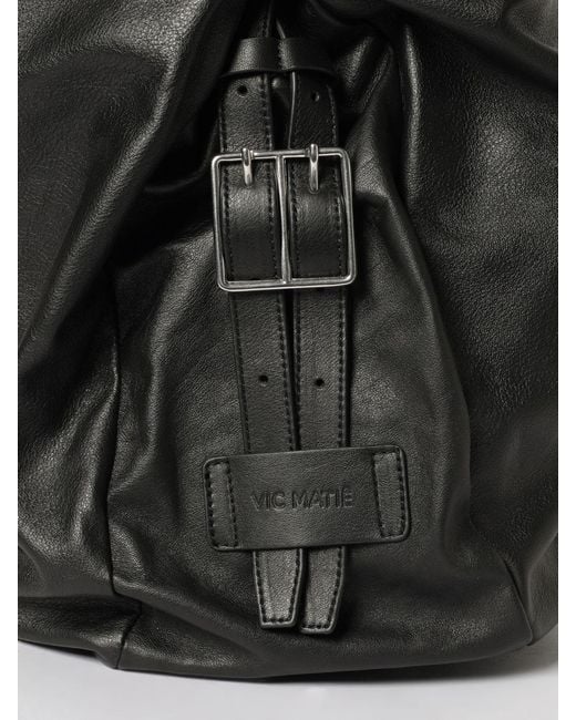 Vic Matié Black Vic Mati&Eacute Leather Bag