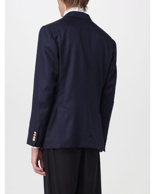 Lardini Blue Jacket for men