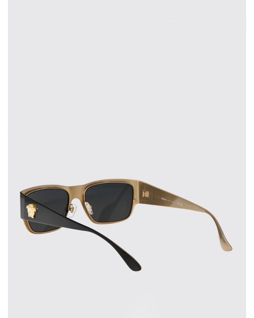 Versace Black Metal Sunglasses for men