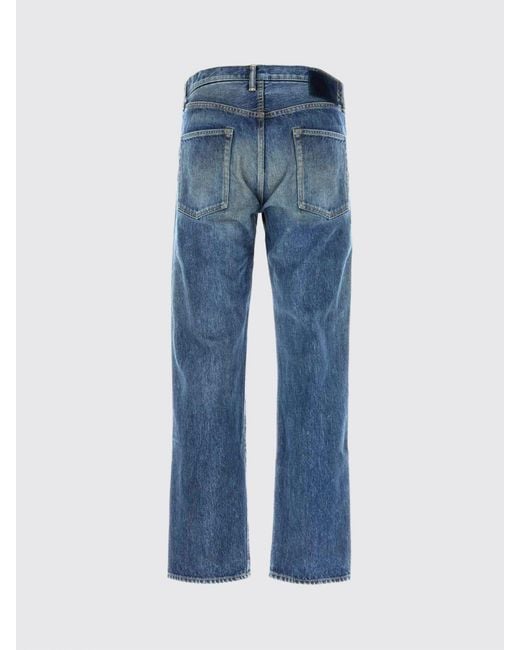 Vaqueros Slim Fit De Cinco Bolsillos Social Sculpture De Denim De Algodón Visvim de hombre de color Blue