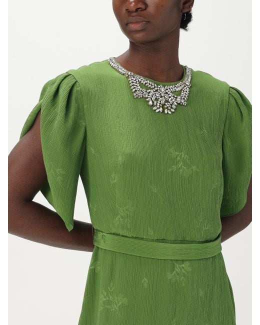 Erdem Green Dress