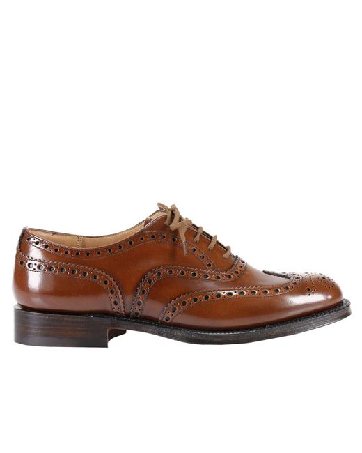 Church's Brown Burwood Leather Brogues for men
