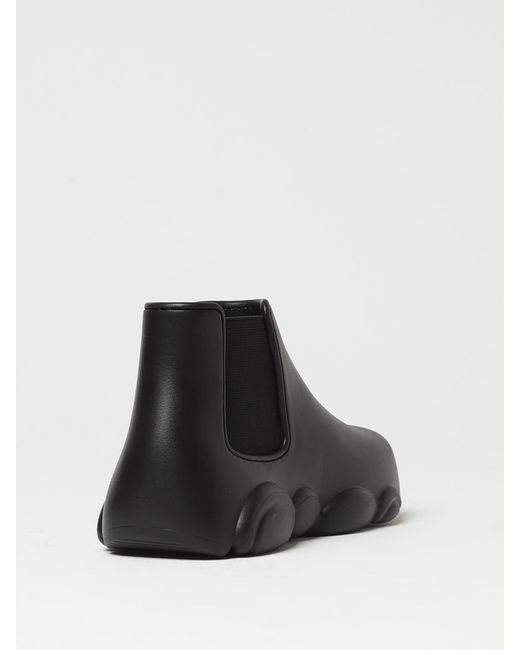 Moschino Couture Black Rubber Boots