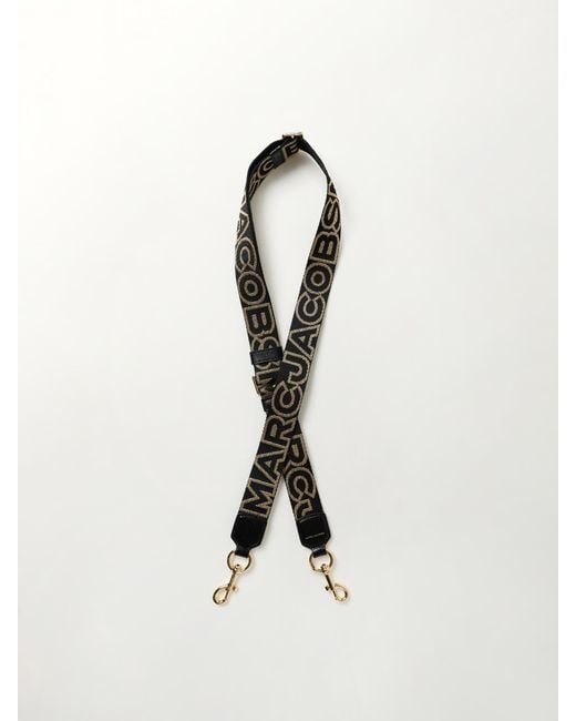 Marc Jacobs Natural Jacquard Logo Fabric Shoulder Bag