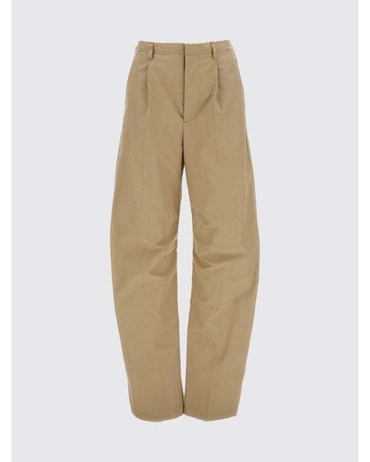 MM6 by Maison Margiela Natural Cotton Blend Baggy Trousers