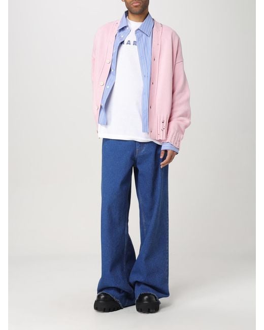 Marni Blue Wide Leg Jeans for men
