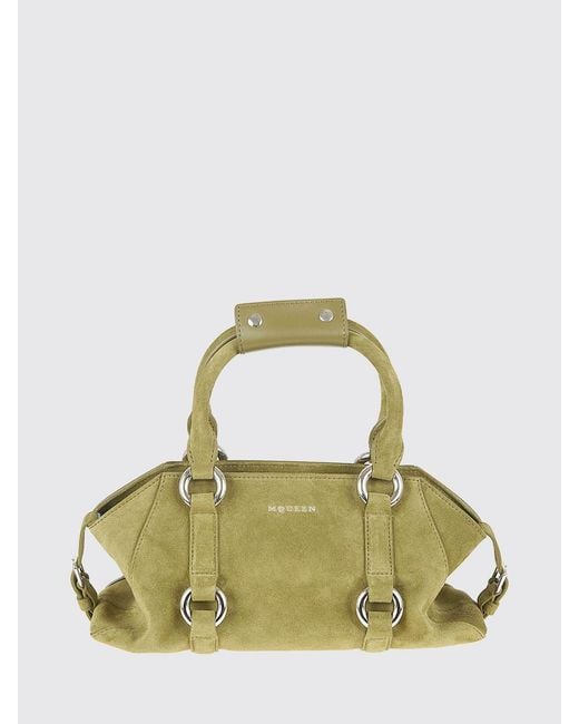 McQueen Green Shoulder Strap