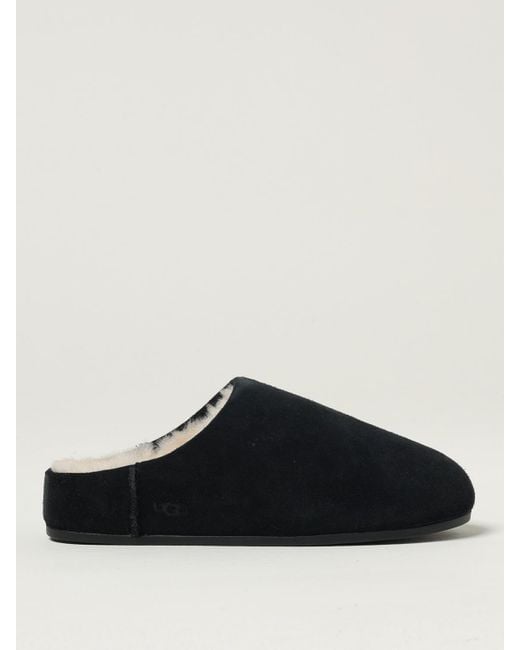 Ugg Black Flat Sandals