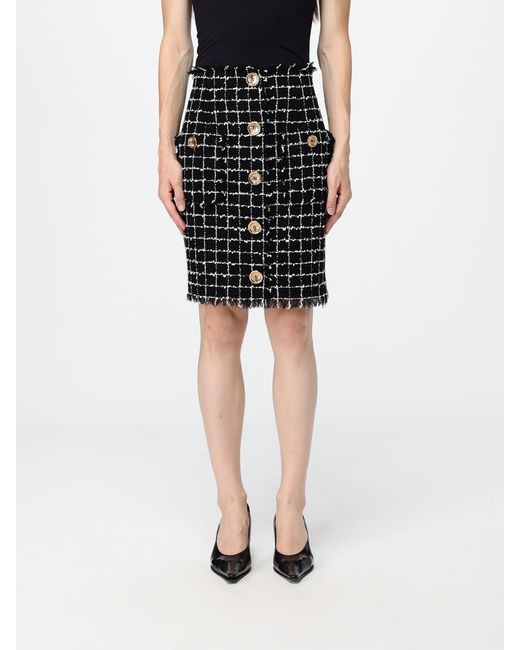Balmain Black Skirt