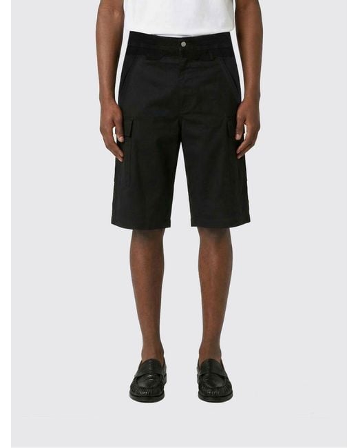 MM6 by Maison Margiela Black Cotton Cargo Shorts for men