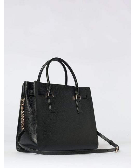 Michael Kors Black Hamilton Moderne Grained Leather Bag