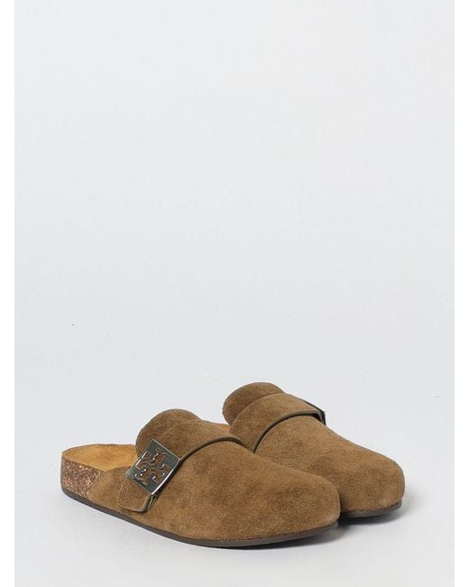 Tory Burch Brown Mellow Suede Mules
