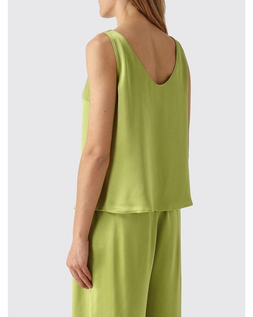 Maliparmi Green Satin Top