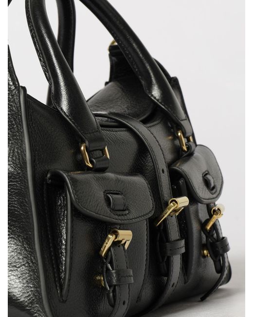 Mulberry Black Crossbody Bag
